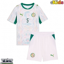 Senegal Idrissa Gueye #5 Replica Home Minikit World Cup 2026 Short Sleeve (+ pants)
